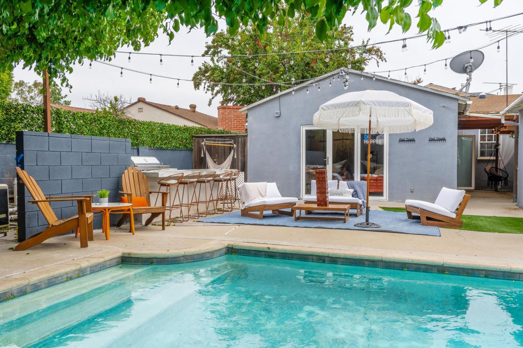 Angel&Rose Universal Hollywood Heated Pool House King Bed 洛杉矶 外观 照片